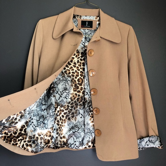 Made in France Silk Lined Blazer - Picture 3 of 8